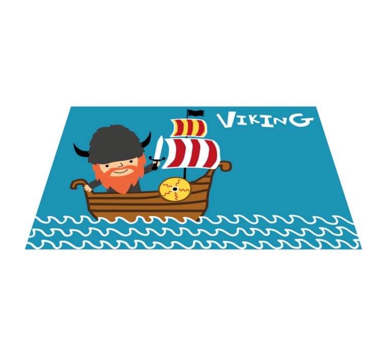 Viking adventure vinyl rug - TenStickers