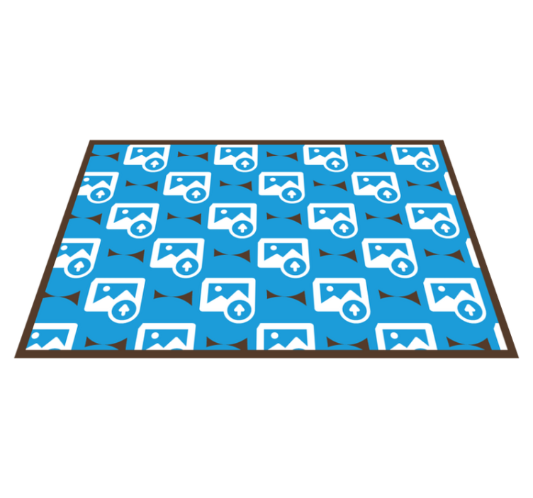 Personalised face rug personalised mat - TenStickers