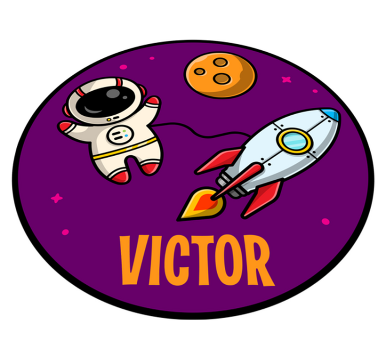 Expedition with name vinyl rug - TenStickers