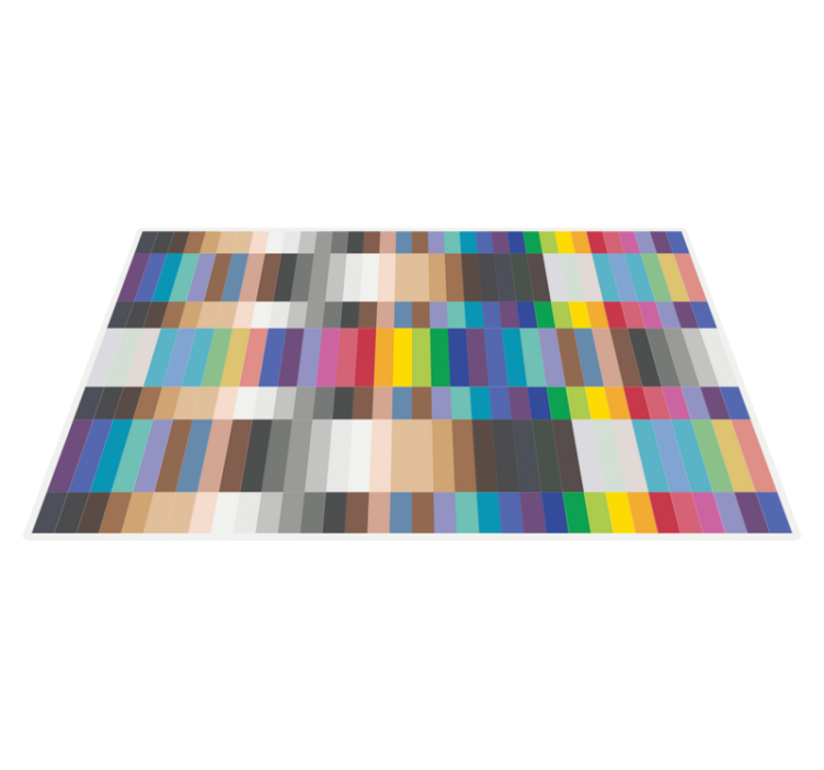 Multicolor small squares mosaic floor tile - TenStickers