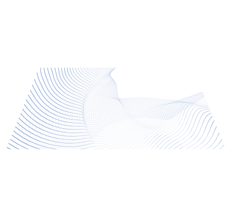 Stylish blue wavy lines modern rug - TenStickers