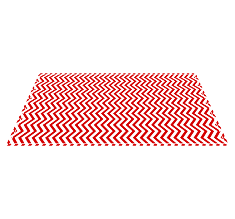 Chevron Zigzag Form stripes vinyl rug - TenStickers