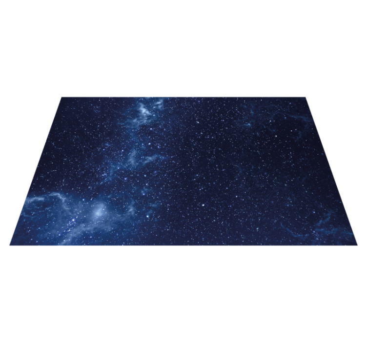Celestial Evening star vinyl rug - TenStickers