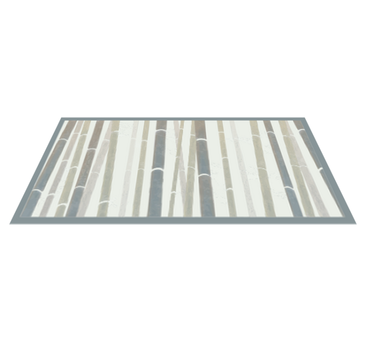 Bamboo Grove Pattern nature vinyl rug - TenStickers