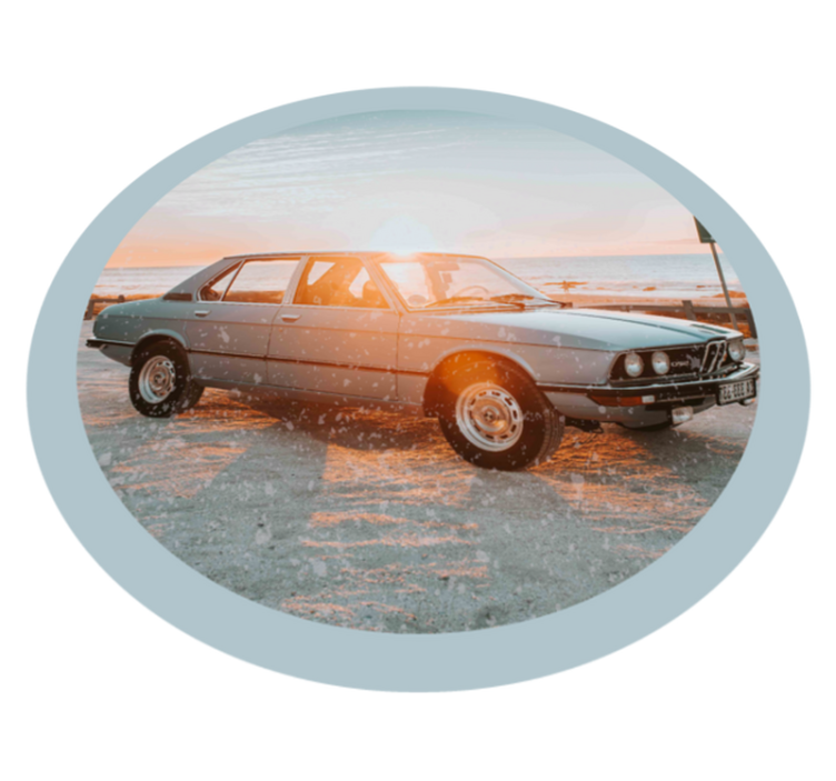 Classic Car Adventure vinyl rug - TenStickers