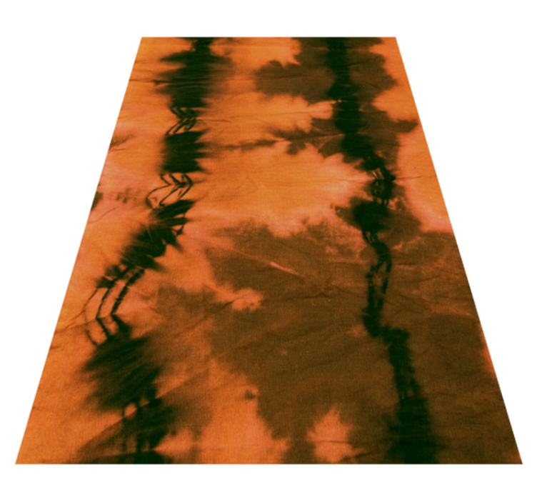 Colorful Tie-Dye vinyl rug - TenStickers