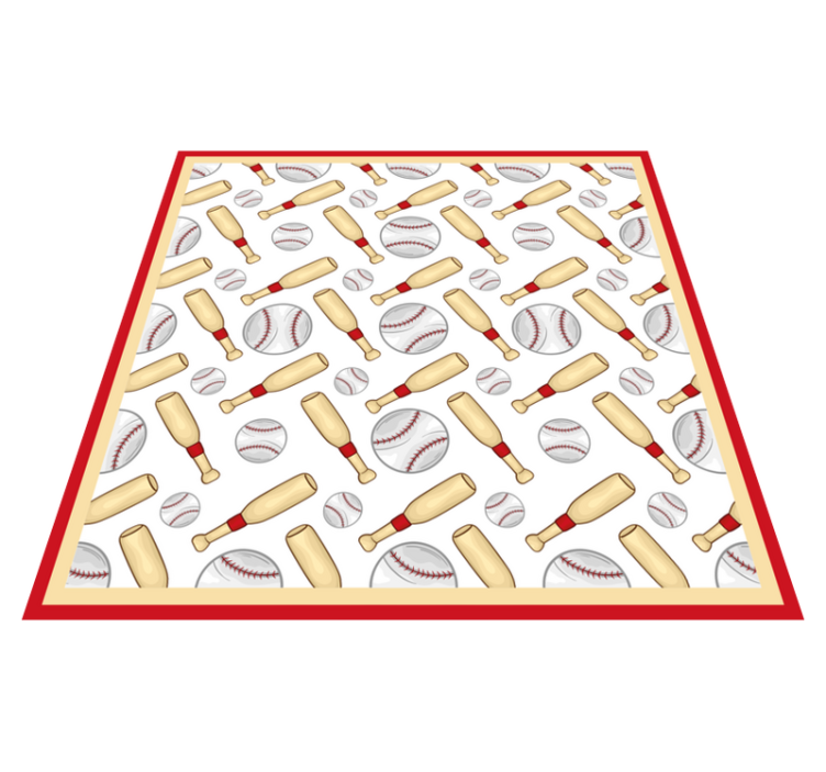 Sports Theme Fun gaming vinyl rug - TenStickers
