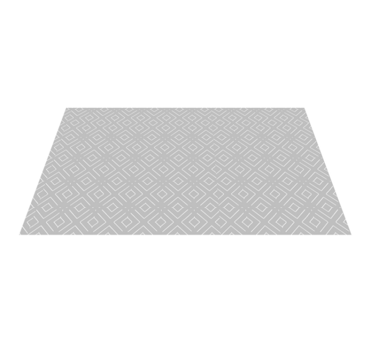 Greyn stylish diamonds bedroom vinyl rug - TenStickers
