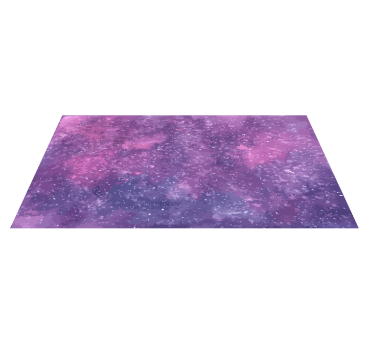 Purple watercolor nebula texture carpet - TenStickers