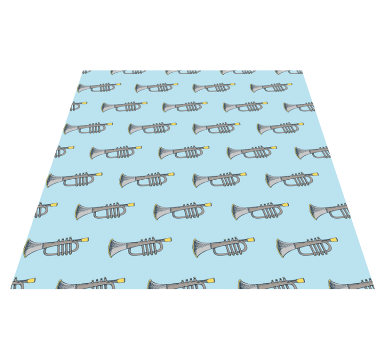 Trumpet Pattern vinyl rug - TenStickers