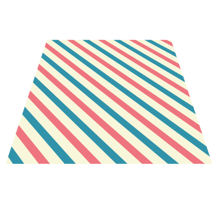 Striped Color Palette stripes vinyl rug - TenStickers