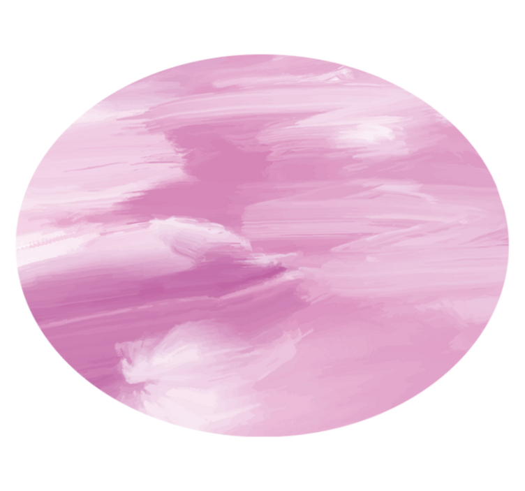 Gentle rose twirls vinyl rug - TenStickers