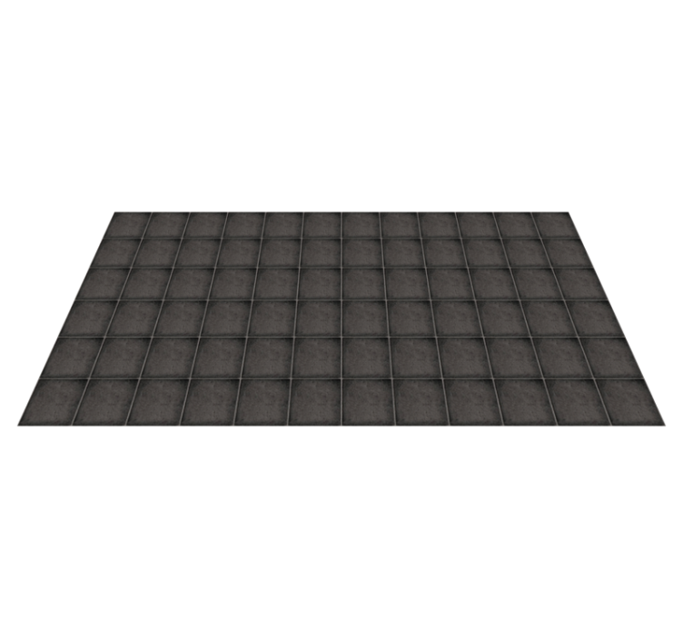 Slate tile look stone effect vinyl rug - TenStickers