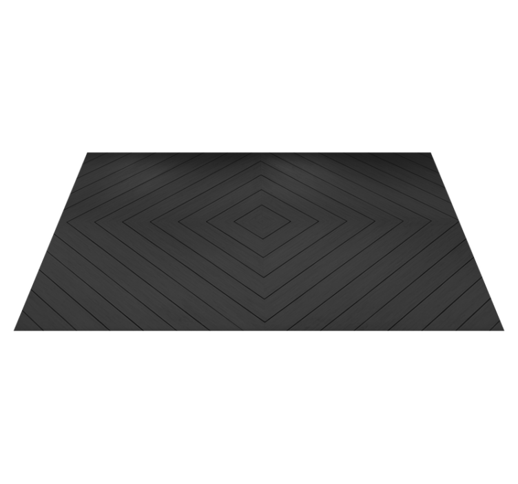 DIAMOND PATTERNED FLOOR modern vinyl rug - TenStickers