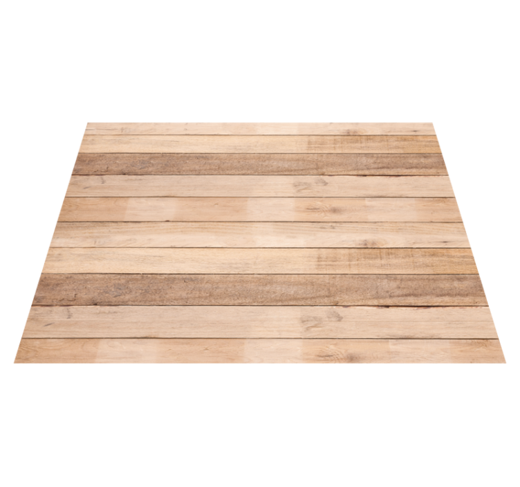 Plank Style wood vinyl rug - TenStickers