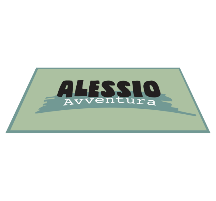 Adventure Style custom vinyl rug - TenStickers