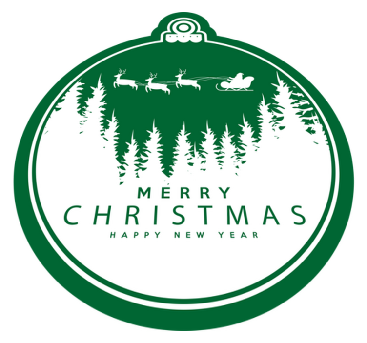 Merry christmas backdrops Christmas vinyl rug - TenStickers