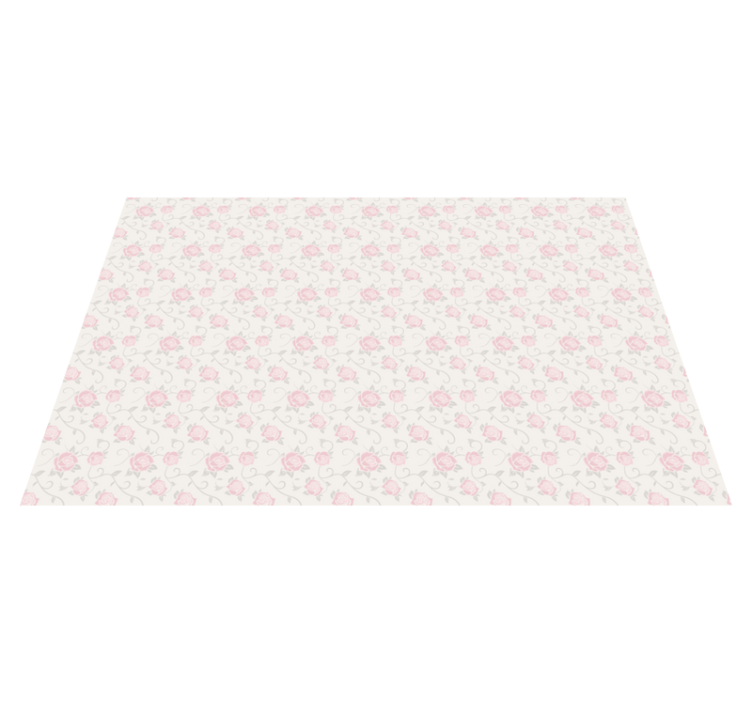 Little flowers vintage style floral rug - TenStickers