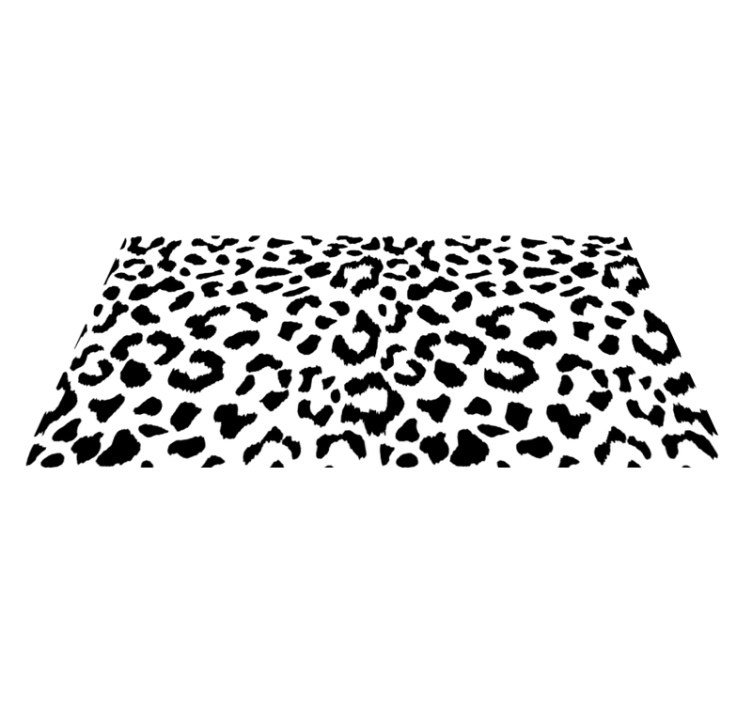 Leopard simple animal print animal print rug - TenStickers