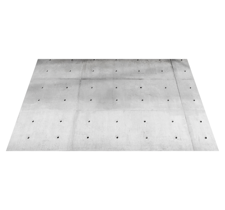 Concrete grey texture stone effect vinyl rug - TenStickers