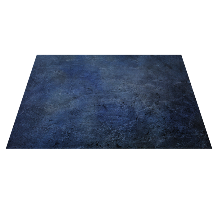 Blue industrial-style concrete texture carpet - TenStickers