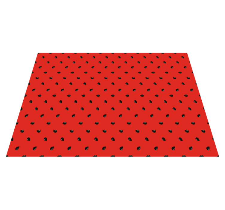 Seamless pattern watermelon modern rug - TenStickers