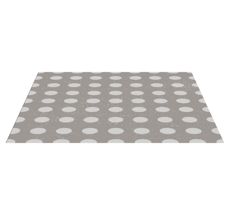 Polka Dot Pattern stripes vinyl rug - TenStickers