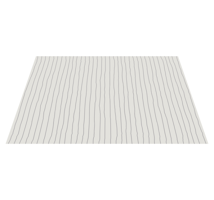 Linear monochrome stripes vinyl rug - TenStickers