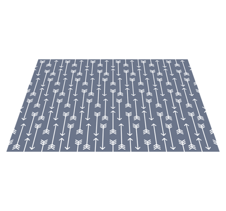 Arrow Patterns stripes vinyl rug - TenStickers