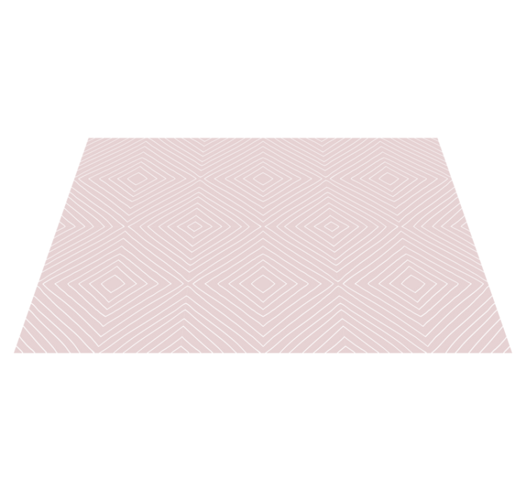 Diagonal Diamonds geometric vinyl rug - TenStickers