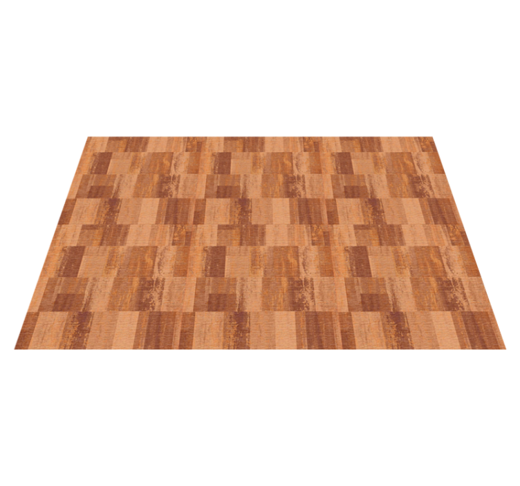 Parquet Illusion wood vinyl rug - TenStickers
