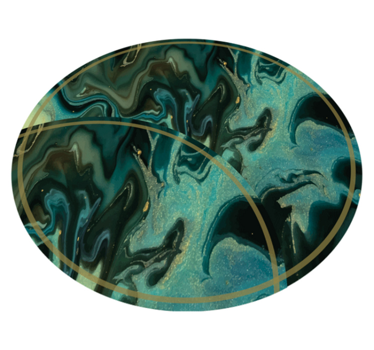 Abstract Marbled Pattern marble vinyl rug - TenStickers
