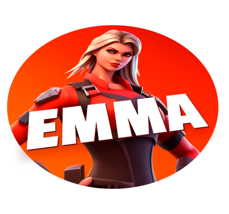 Custom videogame female character bedroom rug - TenStickers