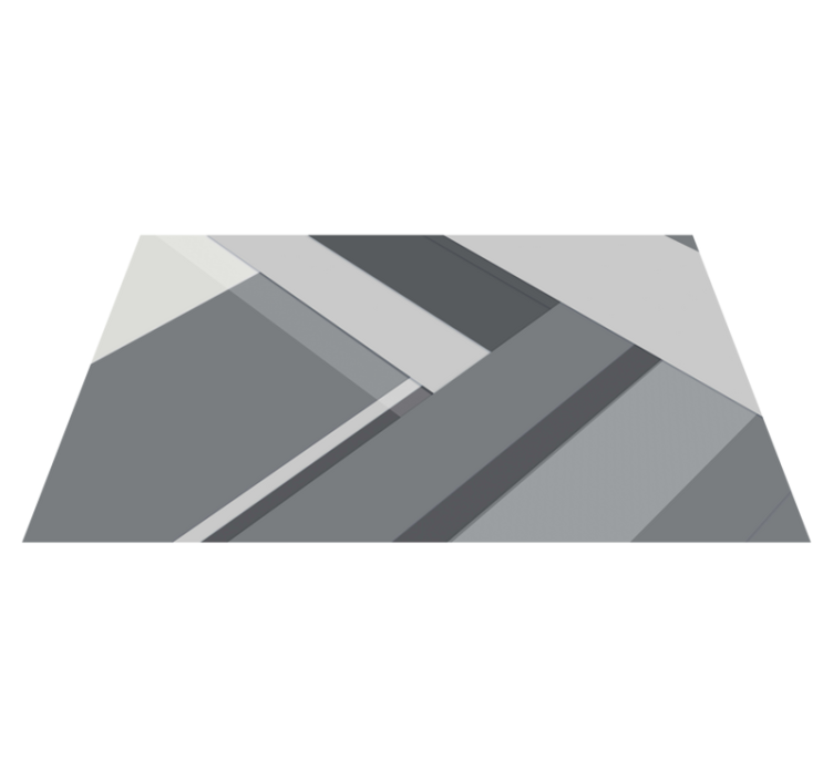 Geometric grey office carpet for floor - TenStickers