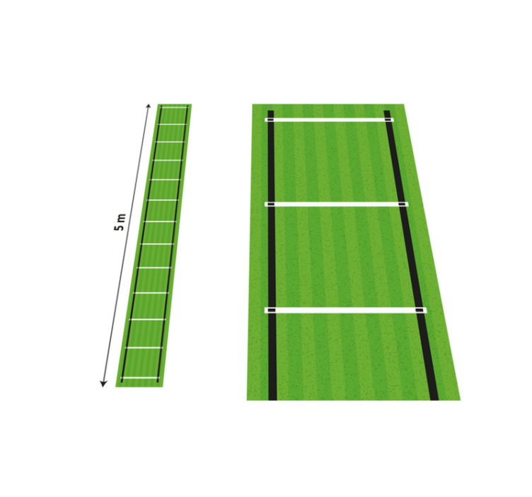Speed training Ladder teenage bedroom rug - TenStickers