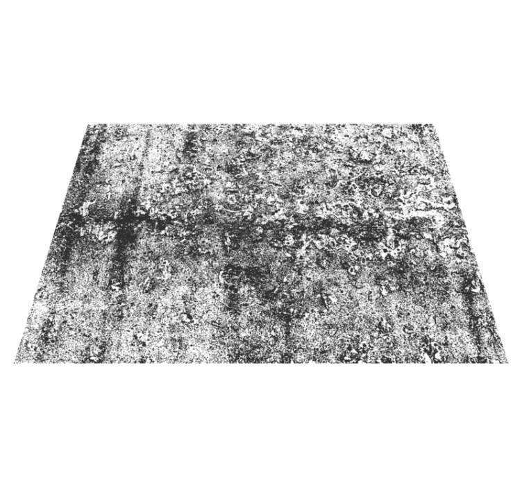 Faded grey dining room vinyl rug - TenStickers