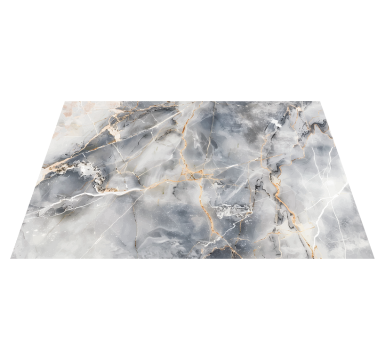 Bluish grey shade marble vinyl rug - TenStickers