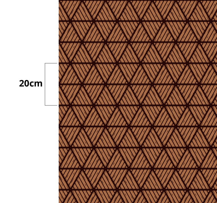 Geometric Textured Finish textured vinyl rug - TenStickers