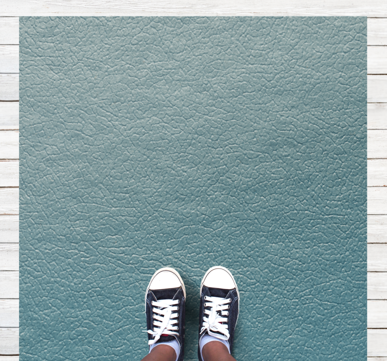 Aqua Surface with Texture textured vinyl rug - TenStickers