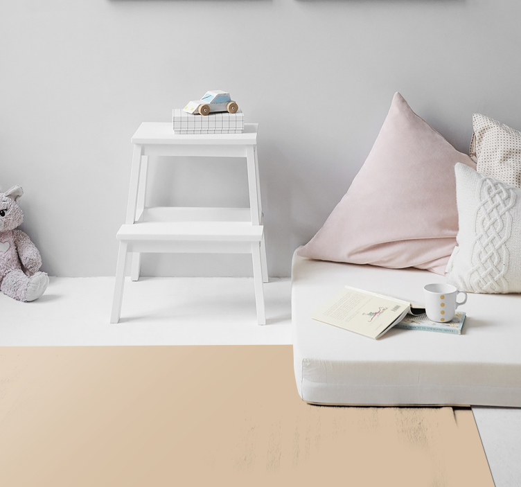 Beige contemporary modern rug - TenStickers