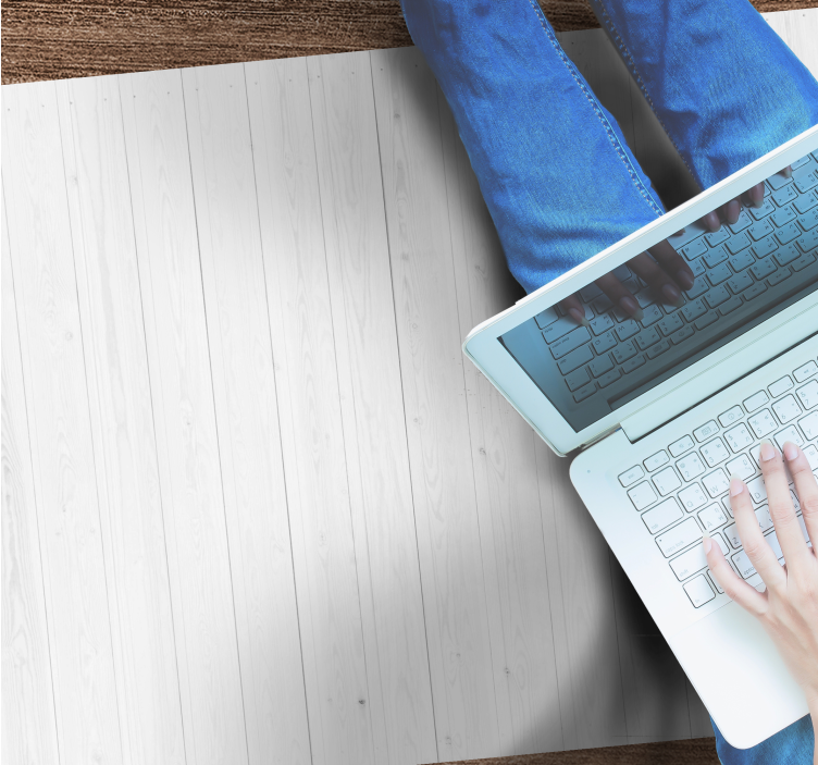 Light Texture wood vinyl rug - TenStickers