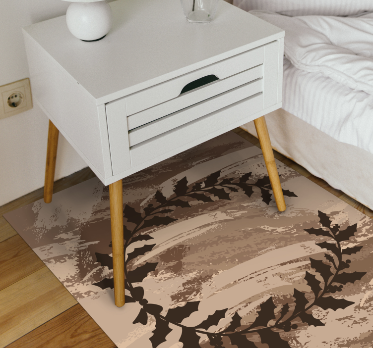 Camouflage Elegance animal print vinyl rug - TenStickers