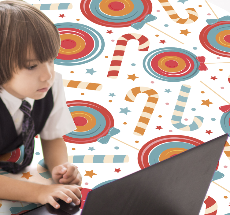 Candyland Imagery gaming vinyl rug - TenStickers