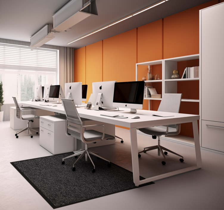 Dark gray texture office  vinyl carpet - TenStickers