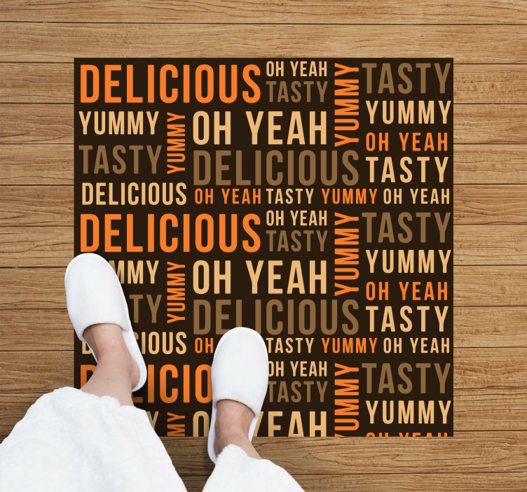 Delicious kitchen floor tiles - TenStickers