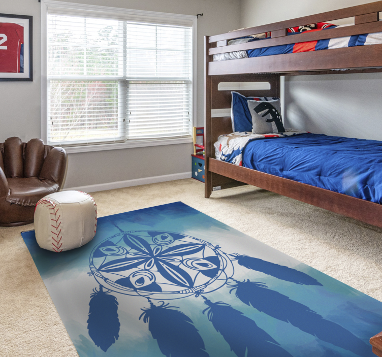 Dream Catcher modern vinyl rug - TenStickers