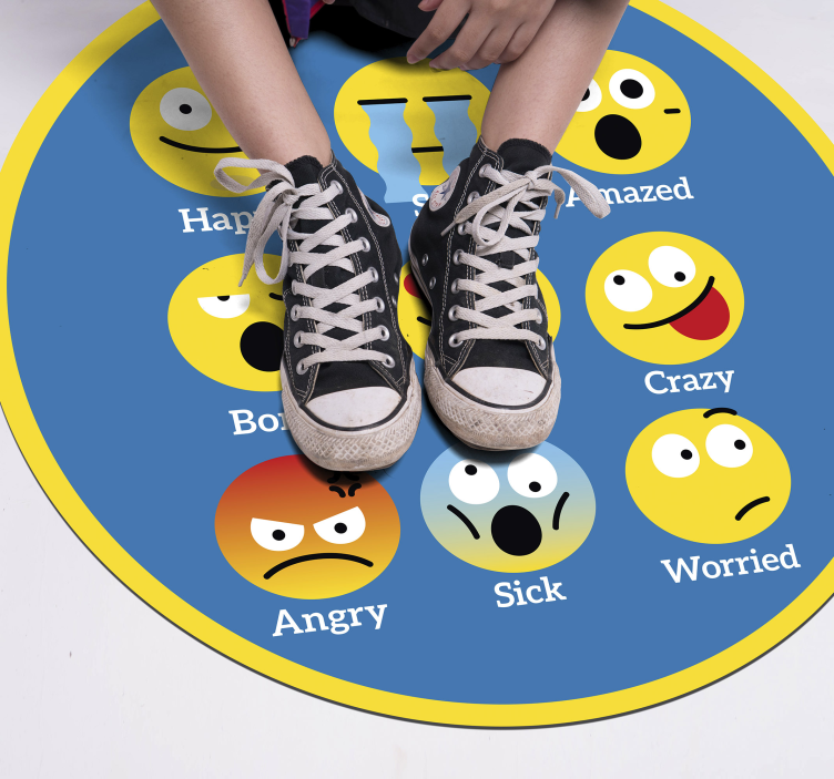 Emotion rug kids vinyl rug - TenStickers