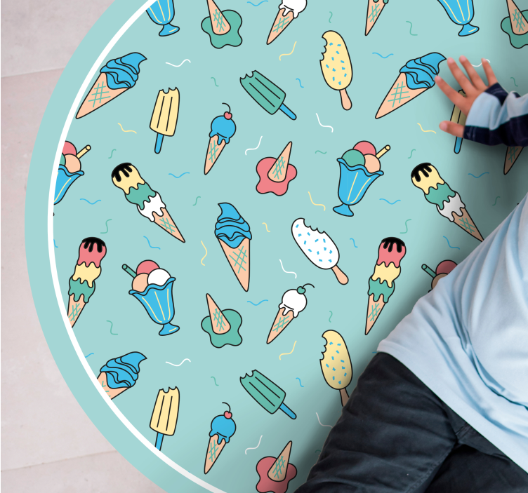 Frozen Treat Joy vinyl rug - TenStickers