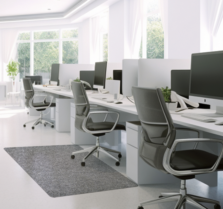 Grey texture office vinyl carpet - TenStickers