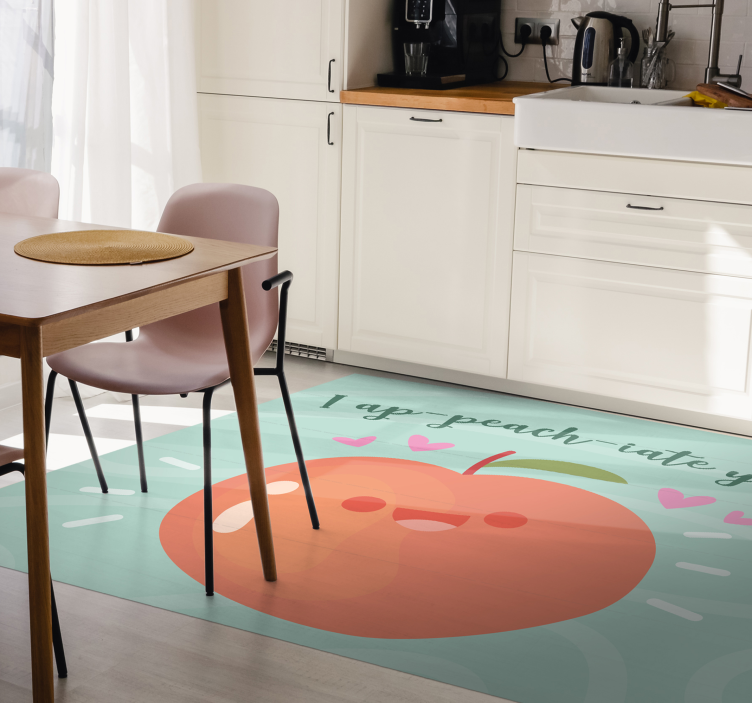 I appeachiate you custom vinyl rug - TenStickers